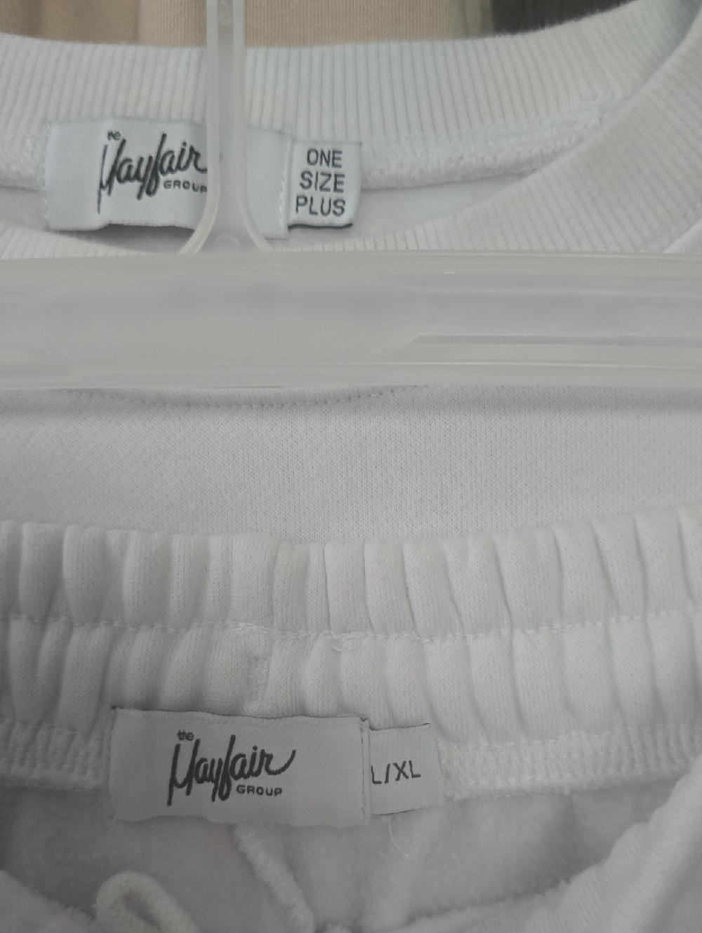 Somebody Loves You White Graphic Sweatshirt & Jogger Set - Picture 11 of 11